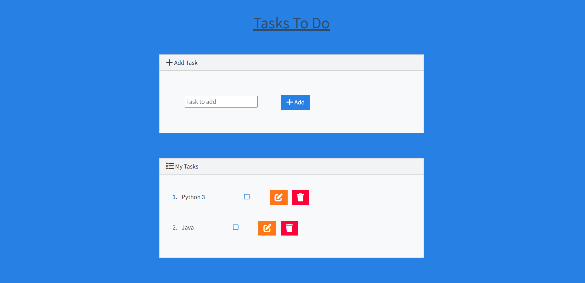 Django ToDo List Application