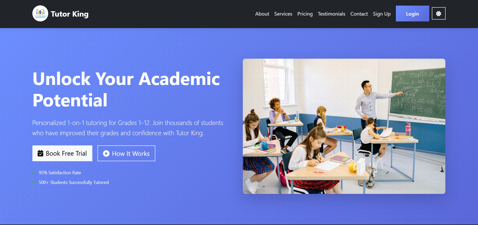 Tutor King E-Learning Platform
